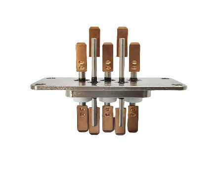 10 PINS Core Copper-Plated-Tin Hermetic Seal Terminal с двойными запорными подушками, изготовленными стекло-керамико-металлическим синтезатором