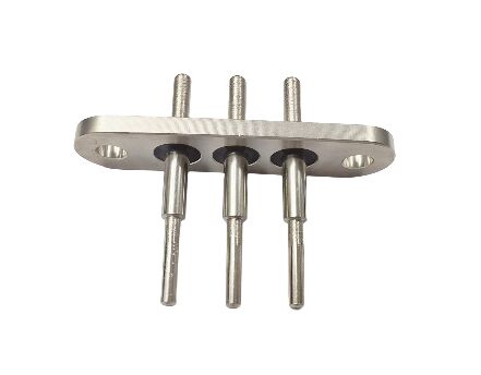 Высокотемпературный герметический электрический транспортный соединитель с 3 числами контактов, обеспечивающих безопасность и соединения